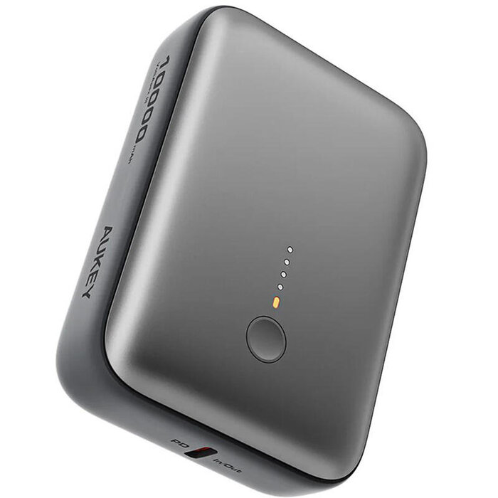 Power Bank/ AUKEY PB-Y55 10000mAh 22.5W 1A1C with A-C 30CM data cable Storm Gray