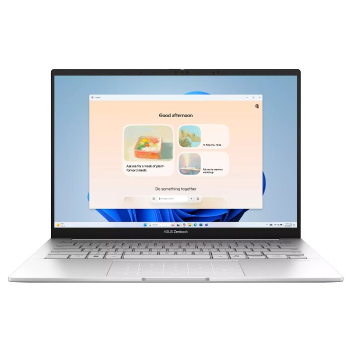 Zenbook 14" 3K OLED 120Hz Ultra 9  285H 32GB 1TB SSD Intel Graphics Win 11 Home Foggy Silver