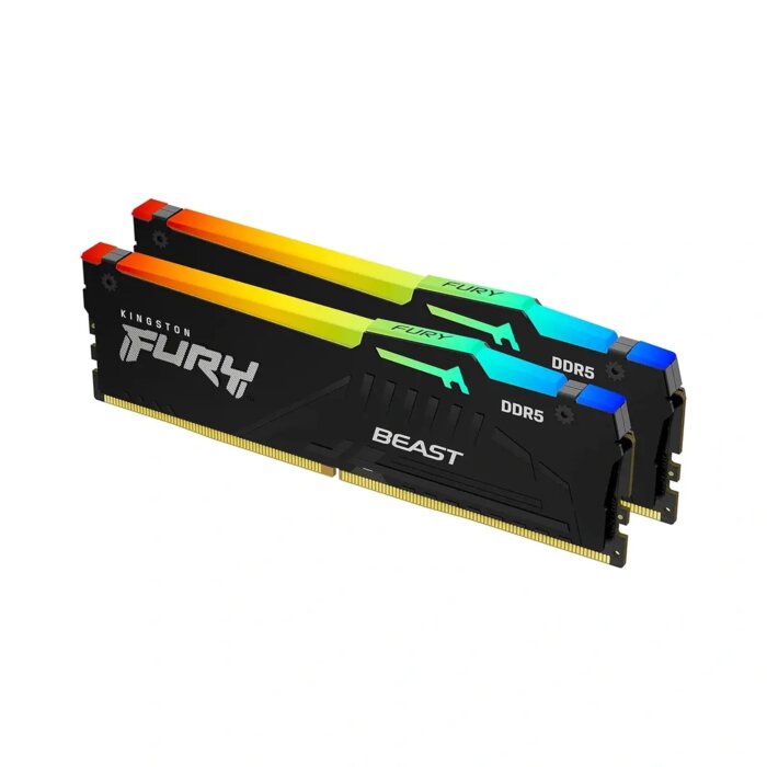 Kingston KF568C34BBEAK2-32 32GB (2x16GB) DDR5 6800MT/s CL34 FURY Beast Black RGB